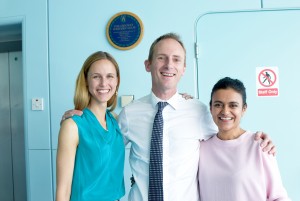 Hayley Pedrick, Simon Shepard and Dr. Tara Swart