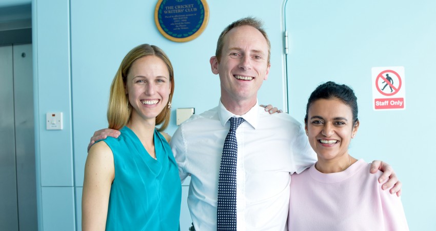 Hayley Pedrick, Simon Shepard and Dr. Tara Swart