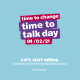 logo for time to talk day 2021